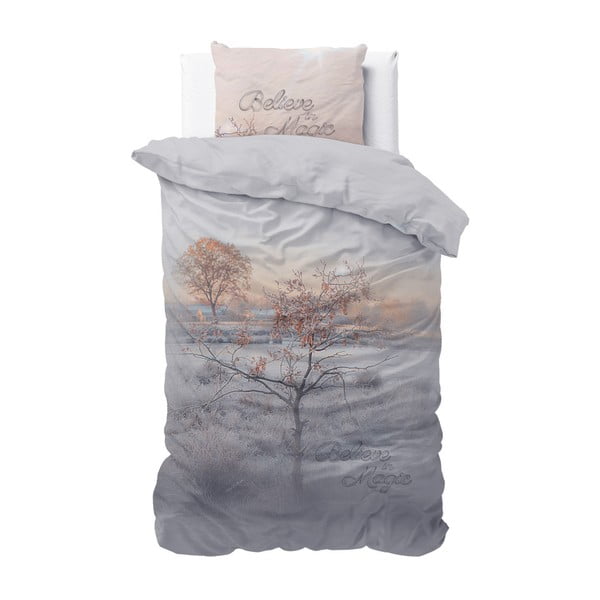 Bavlnené obliečky na jednolôžko Sleeptime Dream Tree, 140 × 220 cm