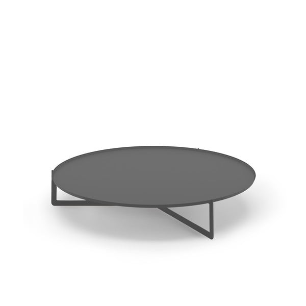 Tmavosivý konferenčný stolík MEME Design Round, Ø 120 cm