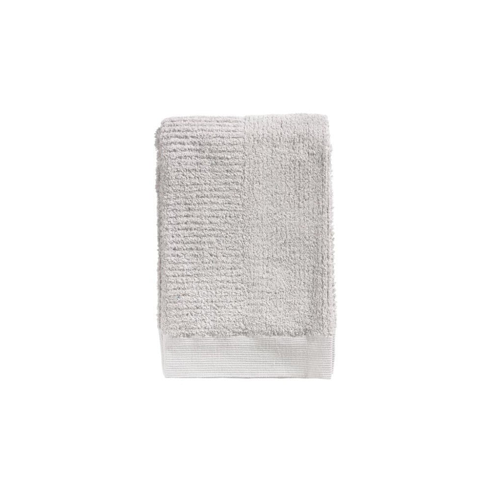 Svetlosivá osuška zo 100% bavlny Zone Classic, 70 × 140 cm