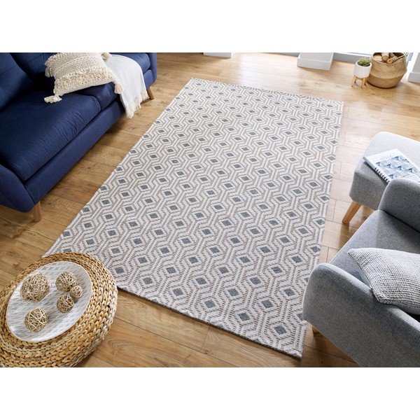 Béžovo-sivý bavlnený koberec Flair Rugs Bombax, 114 x 170 cm-image-4