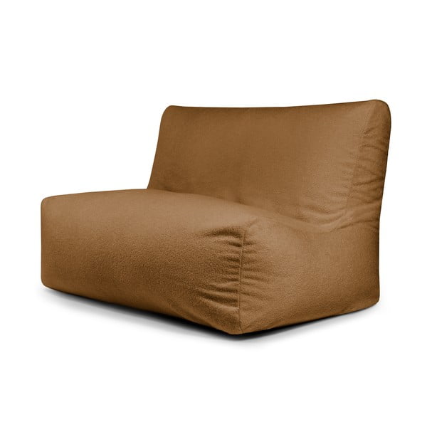 Hnedý sedací vak z textílie buklé Sofa Seat Lounge – SLOWDOWN