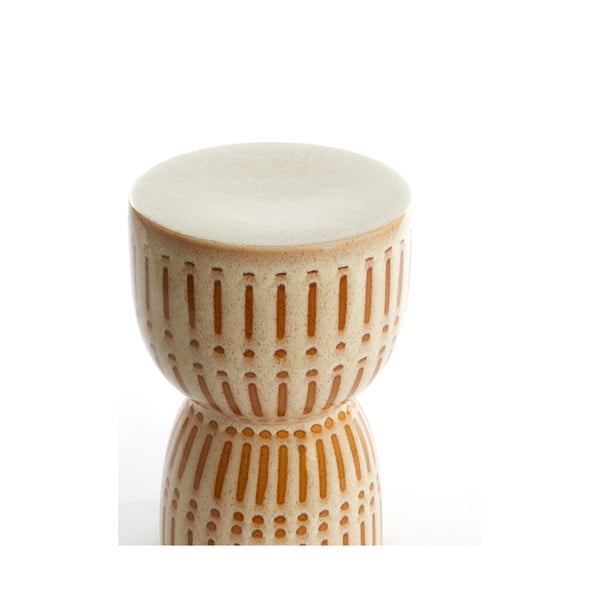 Keramický okrúhly odkladací stolík ø 28,5 cm Finca – Light & Living-image-1