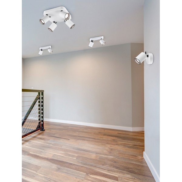 Biele bodové svietidlo ø 6 cm Pago – Trio-image-1