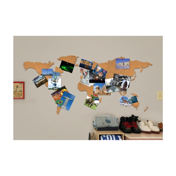 Nástenná korková mapa Luckies of London Corkboard Map-image-2