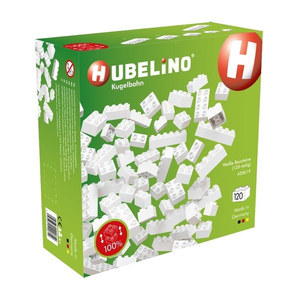 Súprava stavebných kociek ku guličkovej dráhe Hubelino Snow, 120 ks-image-4