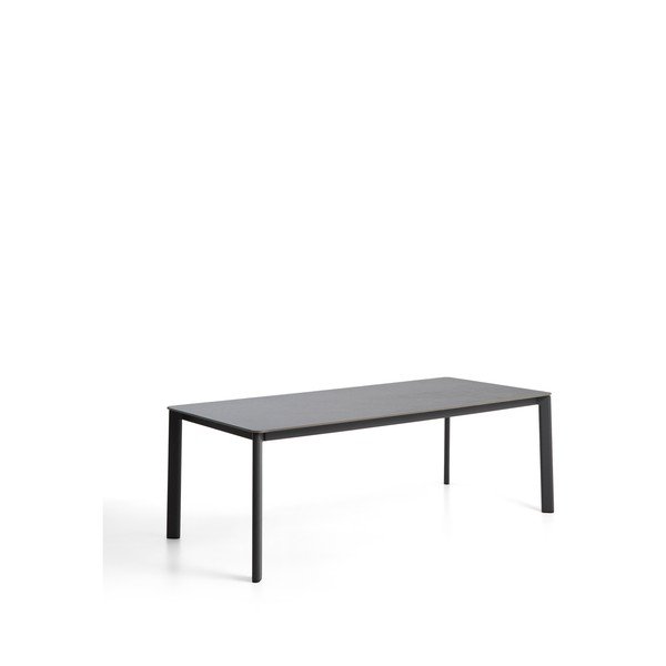 Záhradný jedálenský stôl s doskou z kameňa 100x220 cm Anafi – Kave Home
