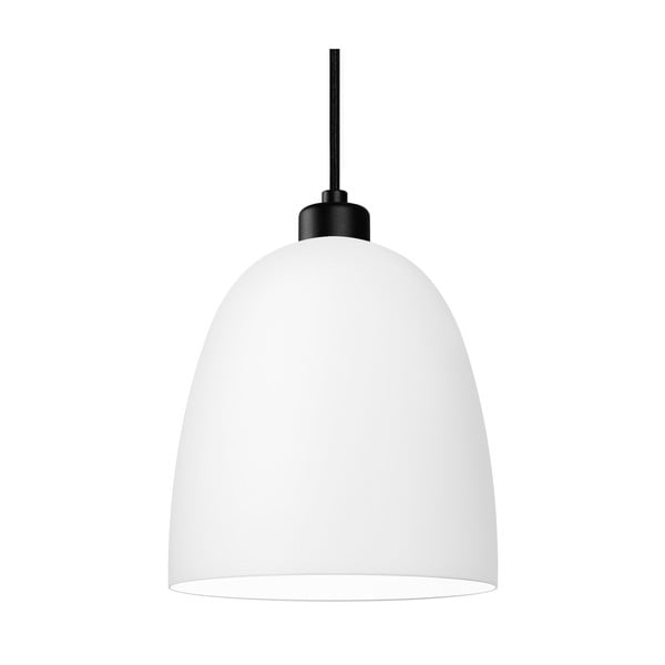 Biele dvojramenné závesné svietidlo s čiernym káblom Sotto Luce Awa Matte-image-1