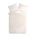 Krémové predĺžené obliečky na jednolôžko z mikrovlákna 140x220 cm Pure Elegance – Good Morning