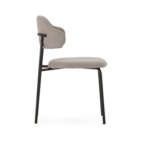 Svetlosivé jedálenské stoličky v súprave 4 ks Adriel – Marckeric-image-3