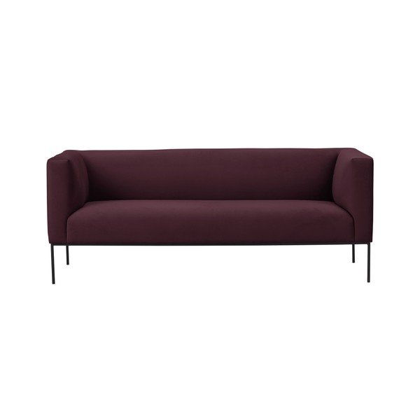 Bordová červená trojmiestna pohovka Windsor & Co Sofas Neptune