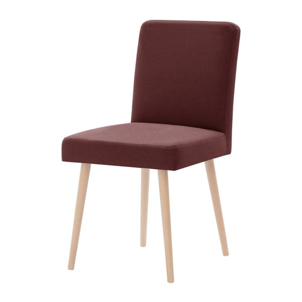 Tehlovočervená stolička s hnedými nohami Ted Lapidus Maison Fragrance
