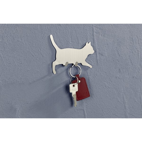 Samodržiace háčiky z nerezovej ocele v súprave 2 ks Cat - Maximex-image-1