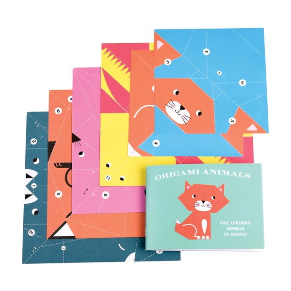 Papierové skladačky Animals Origami – Rex London-image-3