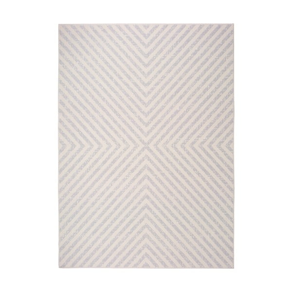 Krémovobiely vonkajší koberec Universal Cannes Hypnotic, 150 x 80 cm