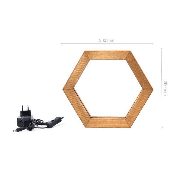 Drevené stolové svietidlo Honeybee-image-2