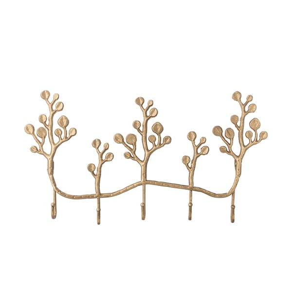 Kovový nástenný vešiak v zlatej farbe 57 cm Padova – Bloomingville