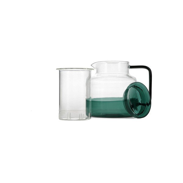 Zelená sklenená kanvica na čaj 950 ml Liv – ONA-image-3