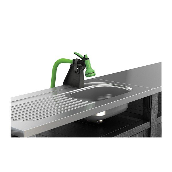 Záhradná kuchyňa v dekore jaseňa 237x52 cm Unity Chef – Keter-image-1
