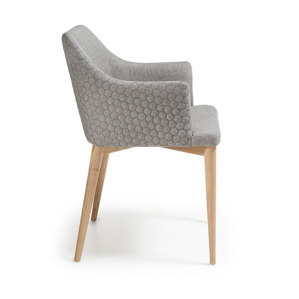 Svetlosivá jedálenská stolička Kave Home Danai-image-3