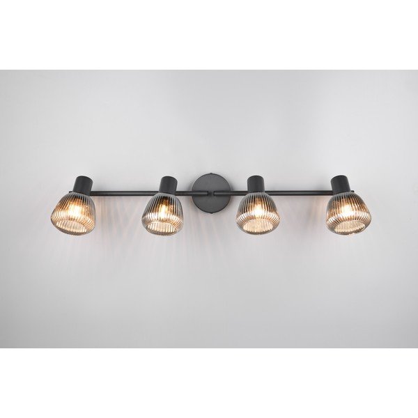 Čierne bodové svietidlo ø 10 cm Tarifa – Trio-image-2