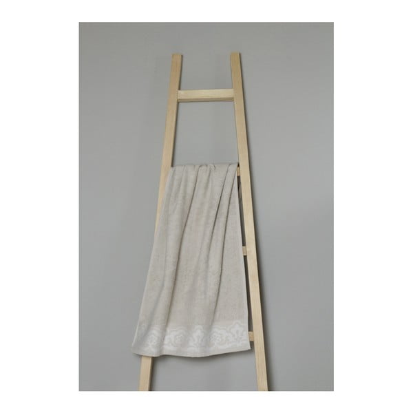 Béžový bavlnený uterák My Home Plus Spa, 50 × 100 cm