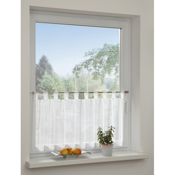 Biela záclona 48x140 cm Voile - Gardinia-image-1