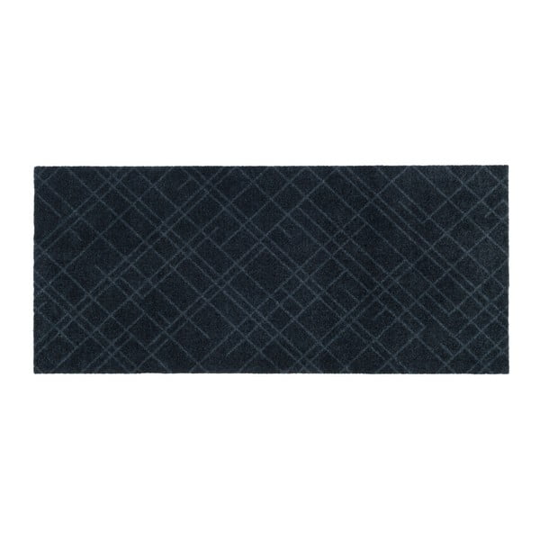 Tmavosivá rohožka Tica copenhagen Lines, 67 × 150 cm
