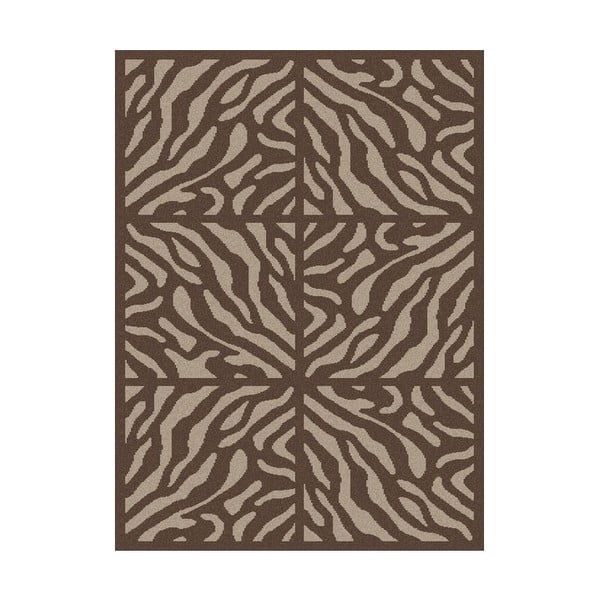 Hnedý koberec Calista Rugs Sydney Jungle, 160 x 230 cm