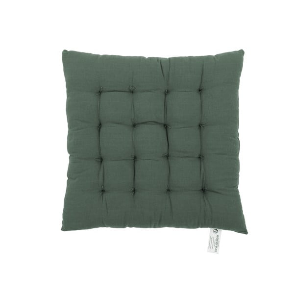 Zelený sedák na stoličky Tiseco Home Studio, 40 x 40 cm