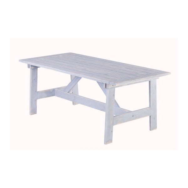 Záhradný stôl Siesta White, 180x88 cm