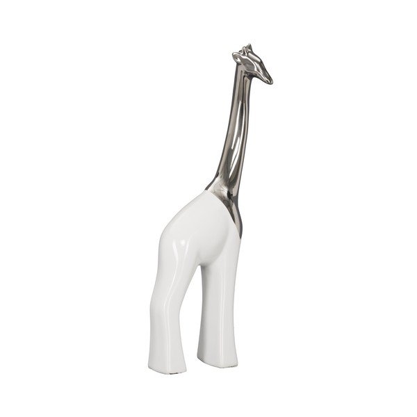 Biela keramická dekoratívna soška Mauro Ferretti Giraffa, výška 35 cm-image-4