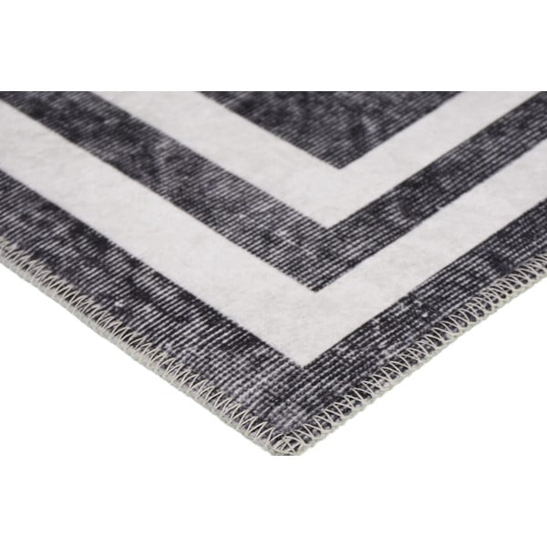 Sivo-krémový prateľný koberec 180x120 cm - Vitaus-image-2