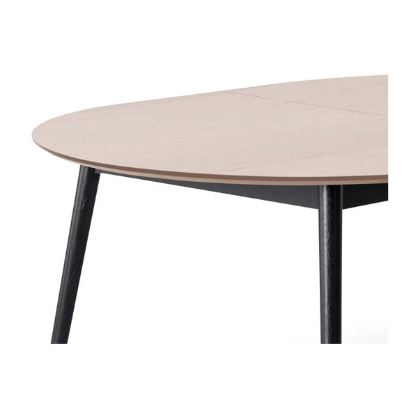 Okrúhly rozkladací jedálenský stôl s doskou v dubovom dekore ø 135 cm Meza – Hammel Furniture-image-4