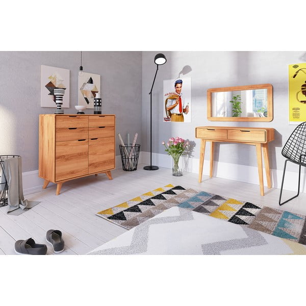 Toaletný stolík z bukového dreva 90x40 cm Greg - The Beds-image-4