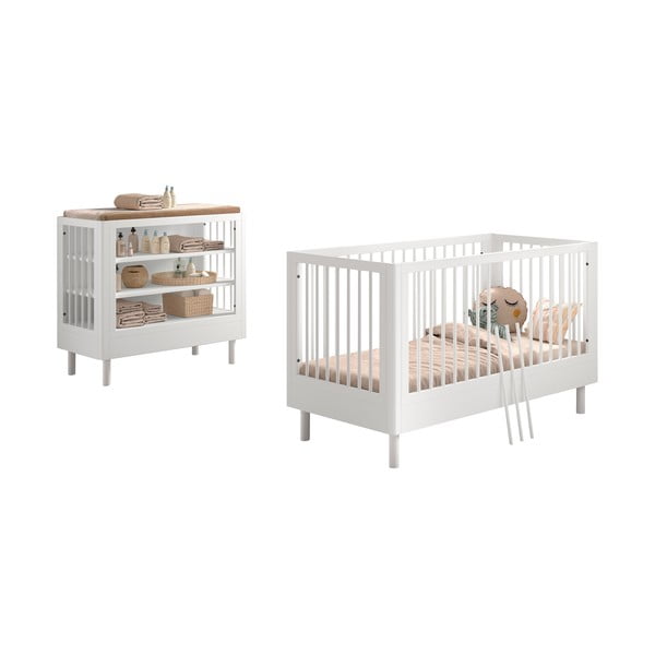 Súprava detského nábytku z bukového dreva 2 ks Forrest - Vipack