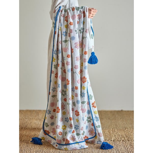 Detská deka z recyklovanej bavlny 130x160 cm Cherry – Bloomingville Mini-image-3