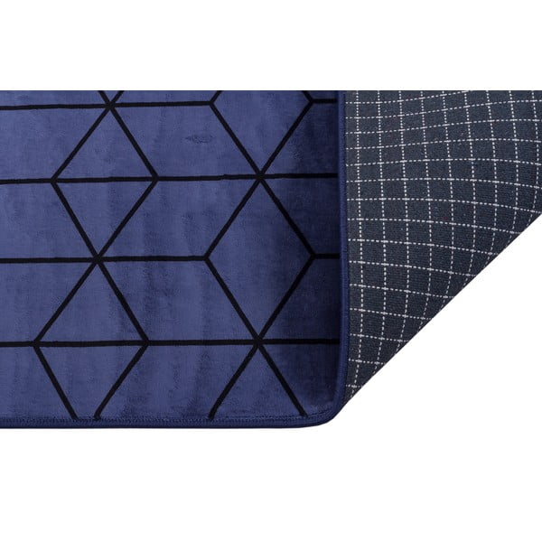 Modrý umývateľný koberec 180x120 cm - Vitaus-image-2