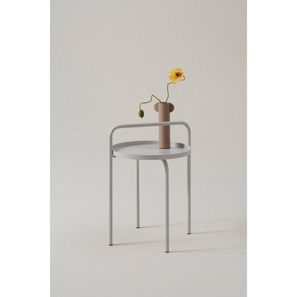 Kovový okrúhly odkladací stolík ø 42 cm Bleket – Jotex-image-1