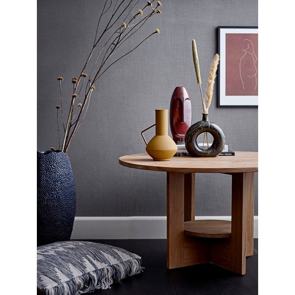 Žltá kovová váza Bloomingville Irine, výška 21 cm-image-1