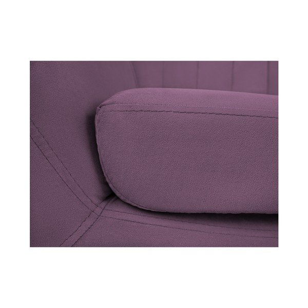 Fialová pohovka pre dvoch Mazzini Sofas Toscane, čierne nohy-image-4