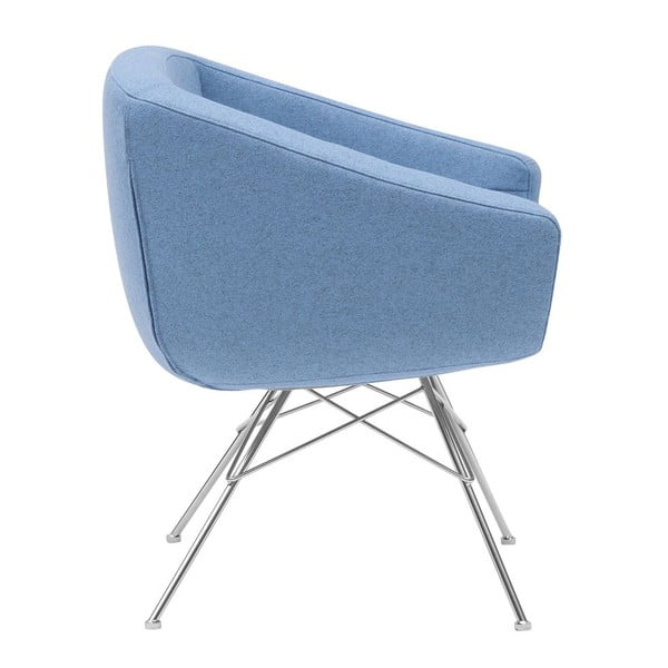 Svetlomodré kreslo Softline Aiko-image-2