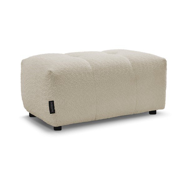 Béžová podnožka z textílie buklé Roxelane – Bobochic Paris-image-3