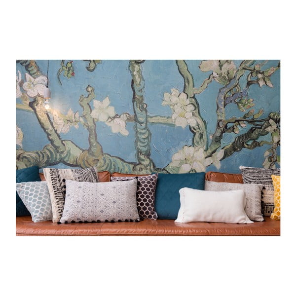 Modrý vankúš s výplňou Zuiver Monty, 45 × 45 cm-image-2