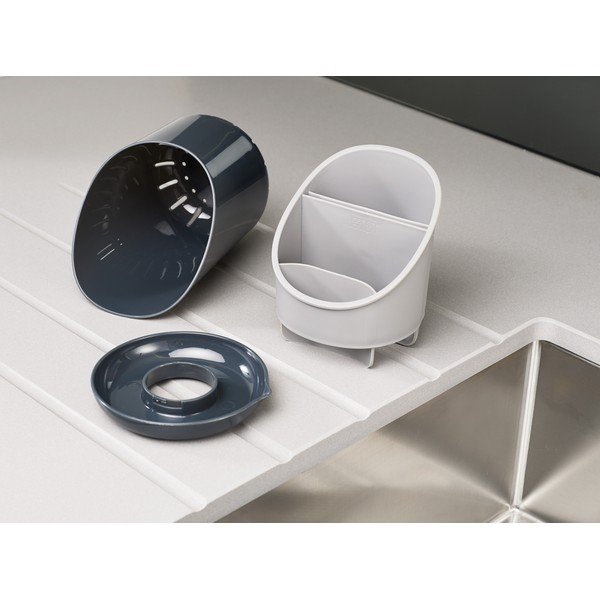 Sivý stojan na príbory a kuchynské nástroje Joseph Joseph Dock-image-4