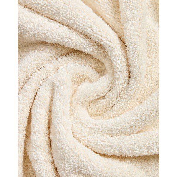 Biely/zelený froté bavlnený uterák 50x90 cm Sedora – Kave Home-image-4