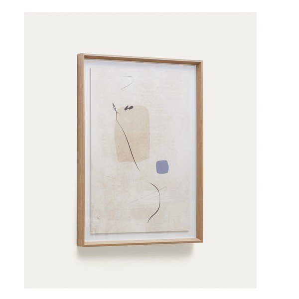 Ručne maľovaný obraz s rámom/na plátne 50x70 cm Sormi – Kave Home-image-2