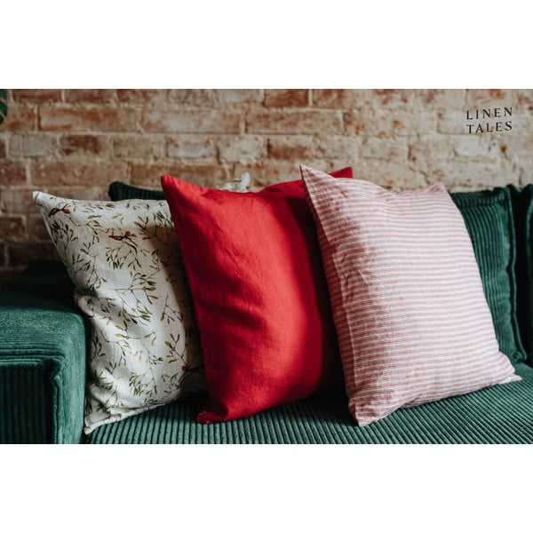 Obliečka na vankúš s vianočným motívom 40x60 cm – Linen Tales-image-2