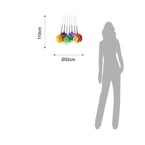 Stropné závesné svietidlo Tomasucci Spheres-image-2