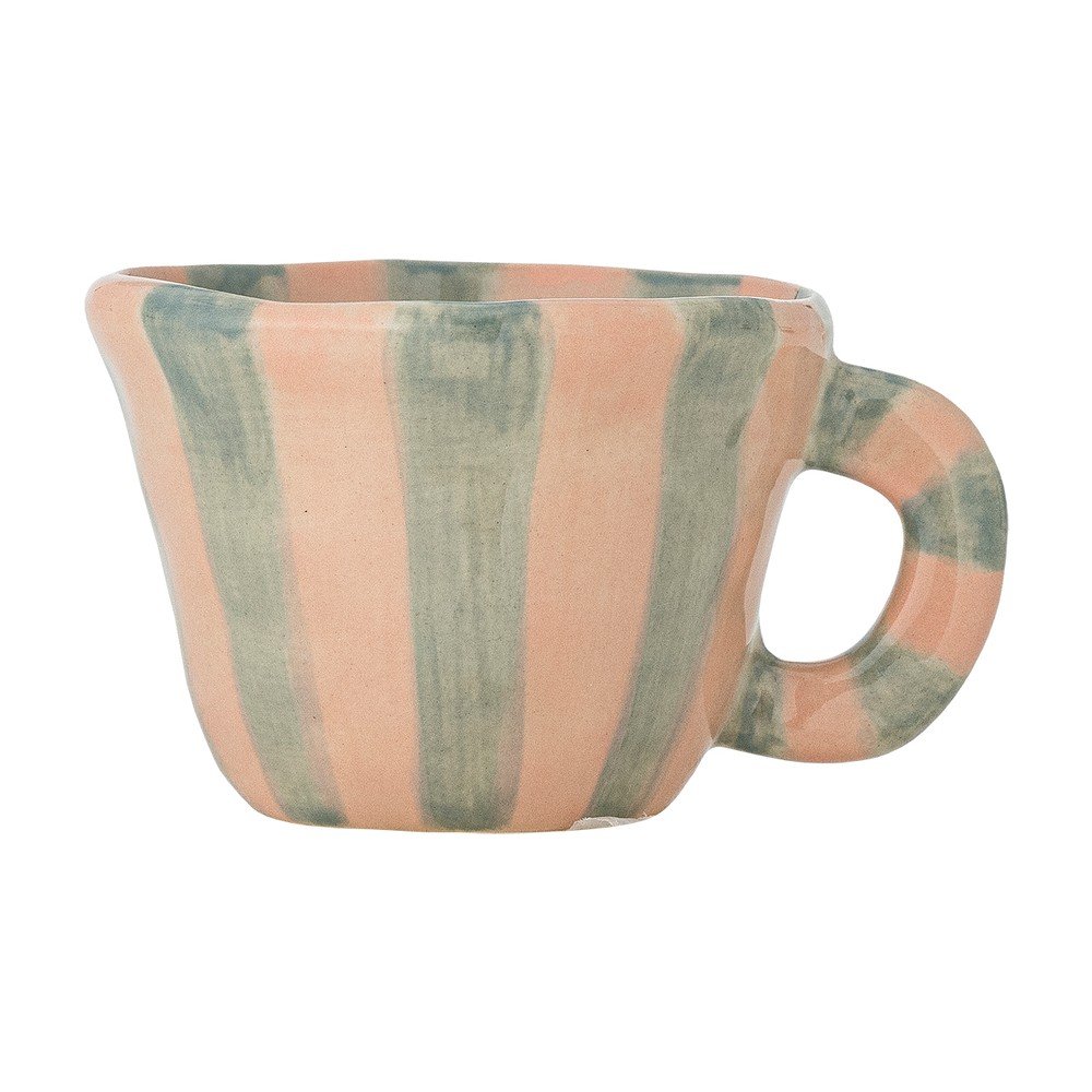 Svetlozelená/svetloružová keramická šálka na espresso 110 ml Nini – Bloomingville