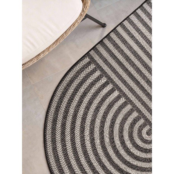 Čierny/krémovobiely vnútorný a vonkajší koberec 160x230 cm Haringey Woodfield – Ted Baker-image-2